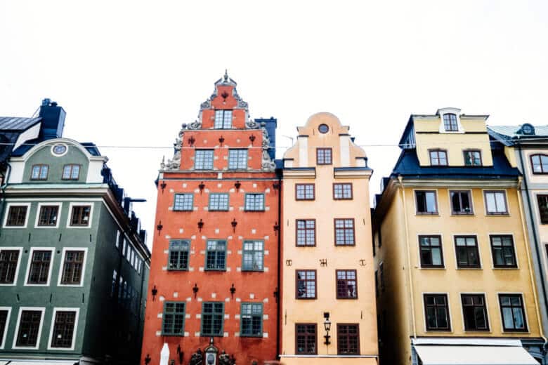 Classic architecture in Stockholm, Sweden.