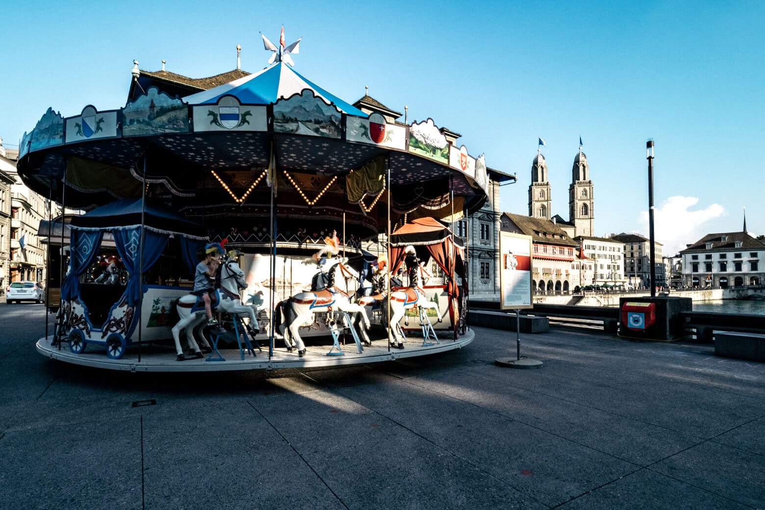 Carousel in Zurich, Switzerland