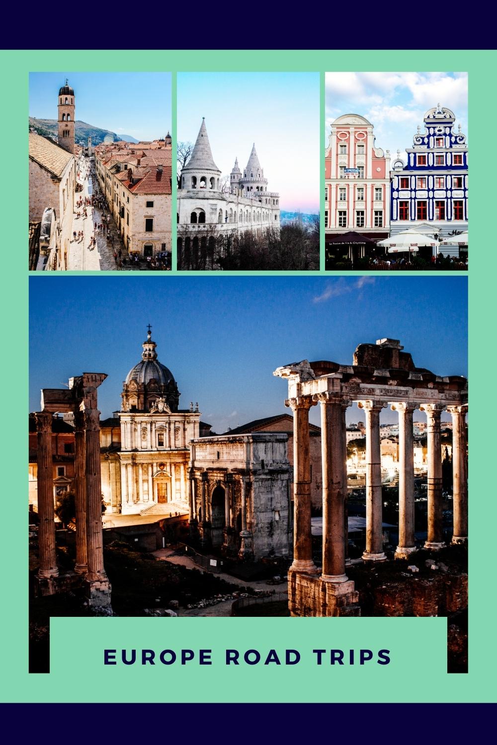 Dubrovnik, Budapest, Szczecin, Rome