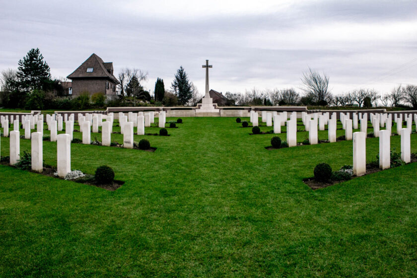 Pheasant Wood Cemetery in Fromelles, France
