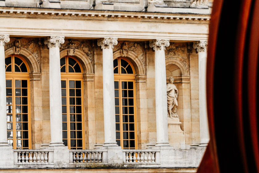 Windows of Versailles Castle