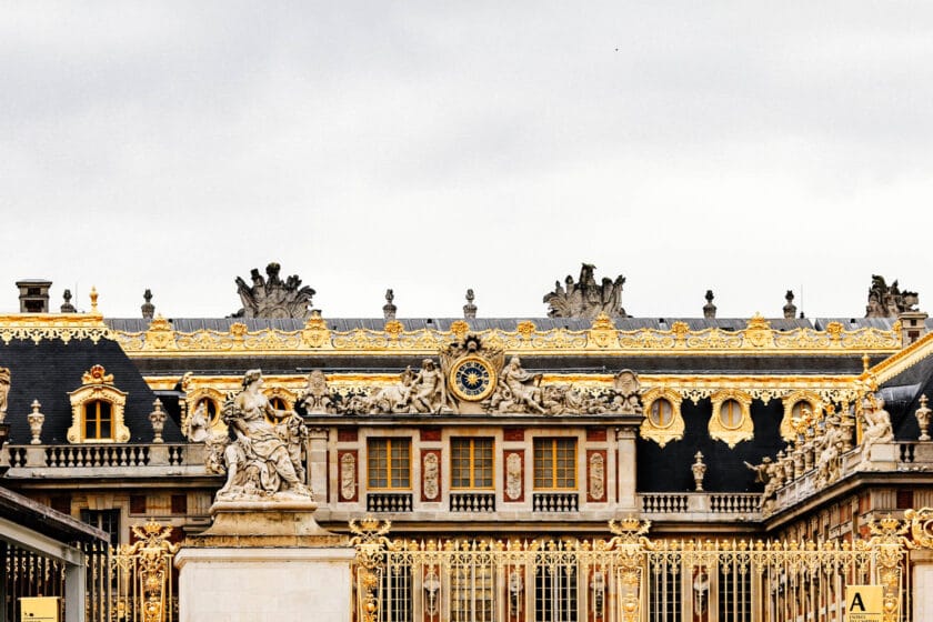 Facade of Chateau of Versailles