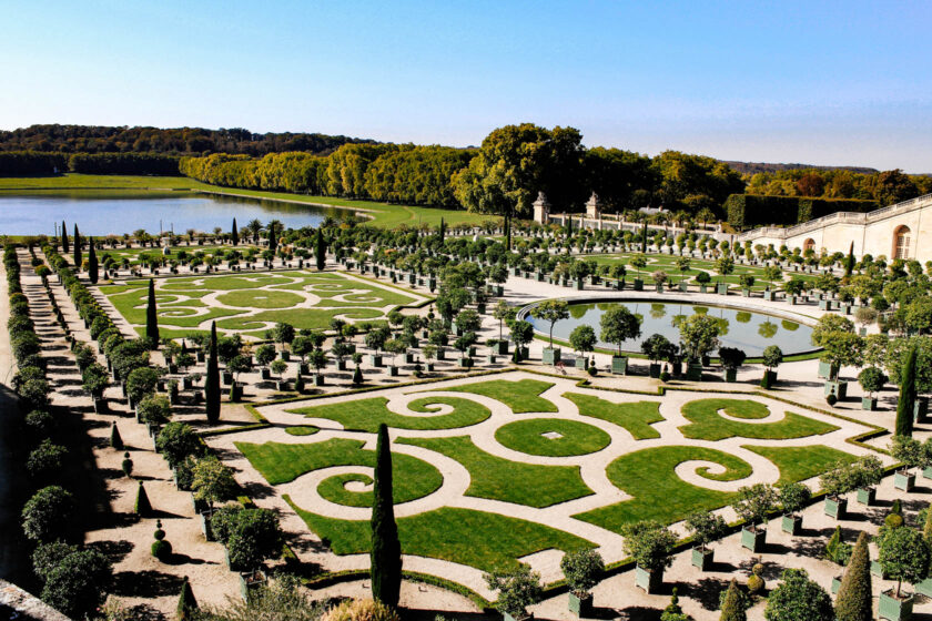 Garden of Versailles and ponds