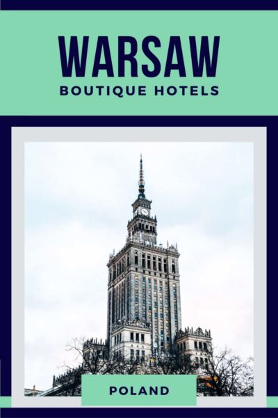 Palace of Culture and Science building in Warsaw.