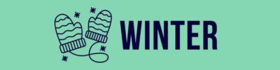 Winter travel banner.