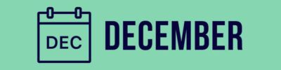 December banner.